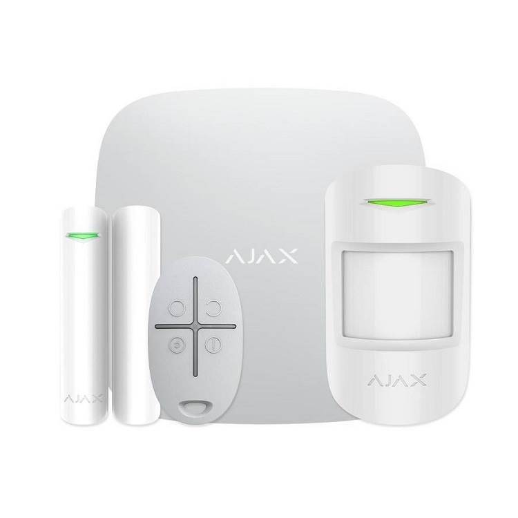 Ajax Ασύρματο Σύστημα Συναγερμού WiFi StarterKit Άσπρο