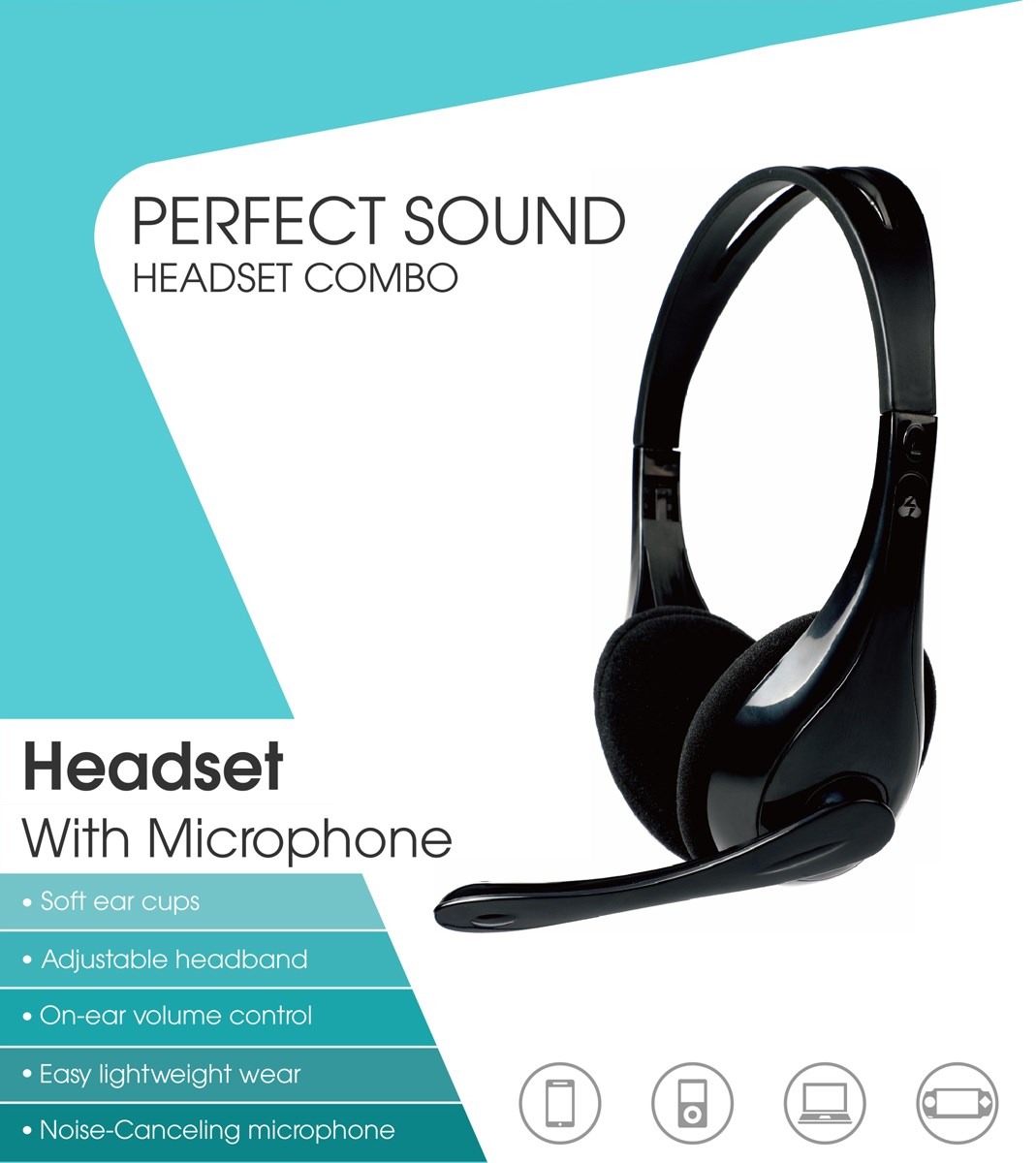 POWERTECH Headphones με μικρόφωνο PT-734 105dB - Image 5