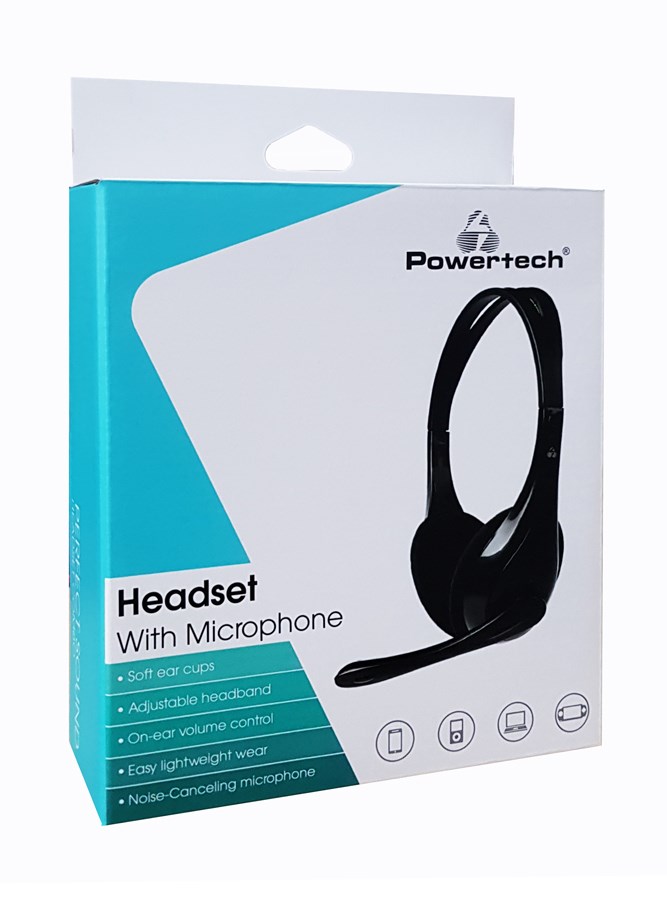 POWERTECH Headphones με μικρόφωνο PT-734 105dB - Image 6