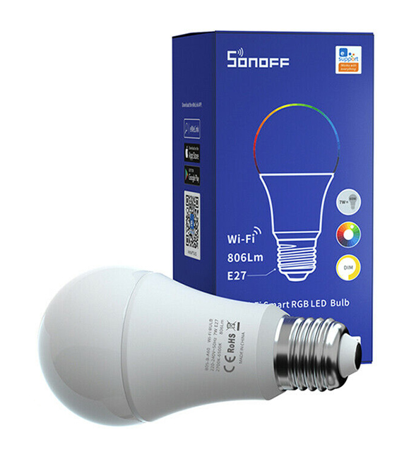 Λάμπα smart SONOFF LED B05-B-A60, Wi-Fi, RGB - Image 3