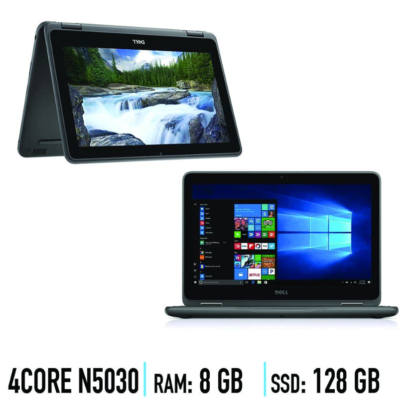 Dell Latitude 3190 2-in-1 Touchscreen – Refurbished Laptop – Quad Core N5030 – 8gb ram – 128gb nvme